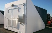 Earth covered magazine with electrical panel