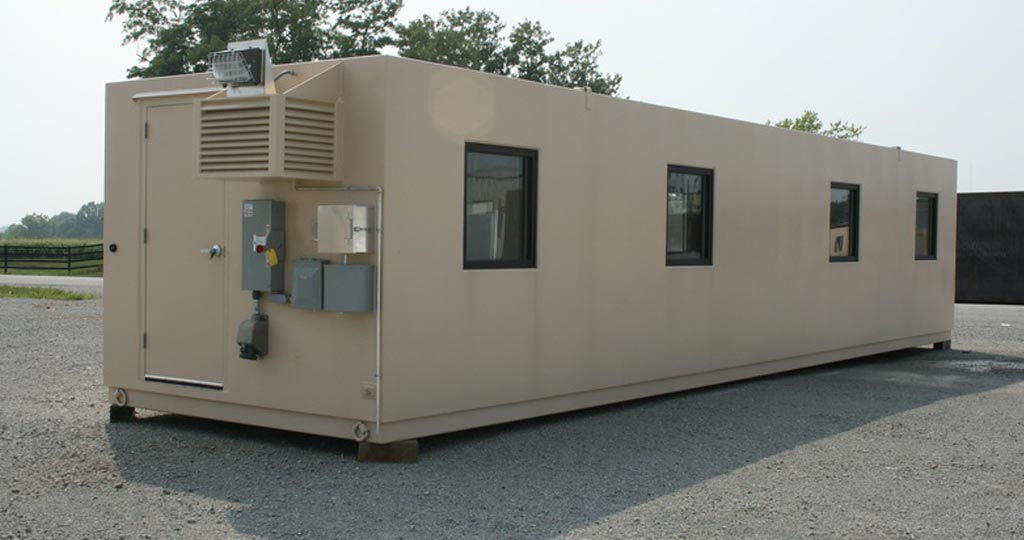 Portable, high security office building